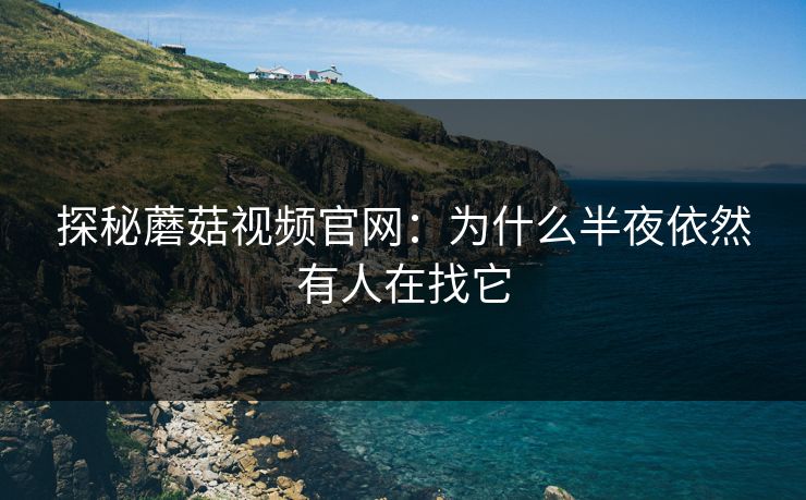 探秘蘑菇视频官网：为什么半夜依然有人在找它