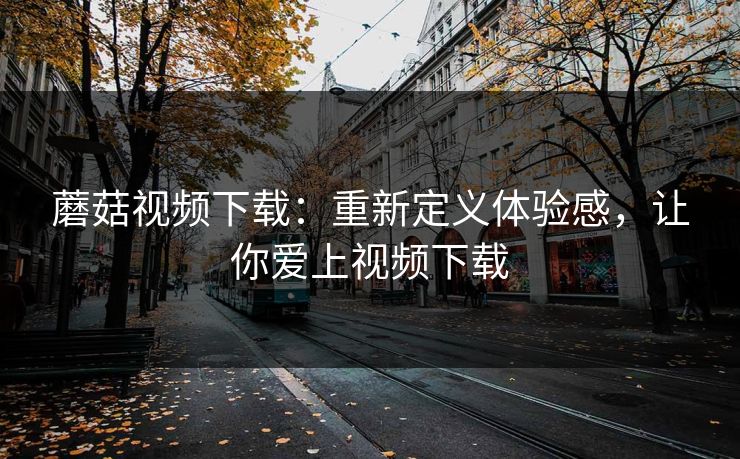 蘑菇视频下载:重新定义体验感,让你爱上视频下载 蘑菇视频下载:重新定义体验感,让你爱上视频下载